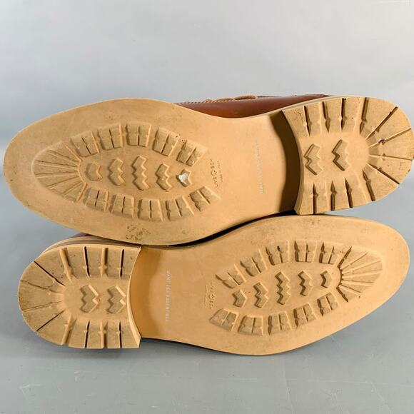 WANT LES ESSENTIELS DE LA VIE Size 11 Brown Leather Lace-Up Ankle Boots - Picture 6 of 8